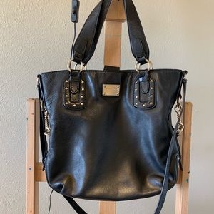 Michael Kors Black Leather Handbag